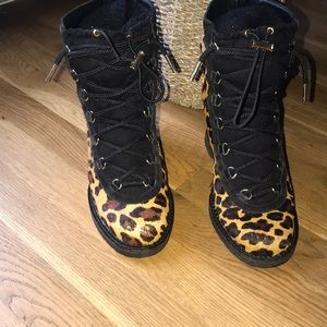 Diane Von Furstenberg Genuine Calf Lace Bootie